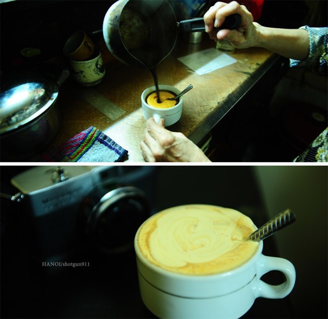 meilleur cafe a œuf hanoi preparation
